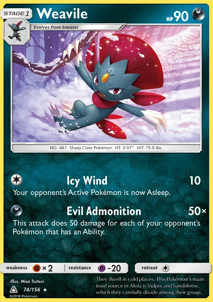 Weavile from sm5
