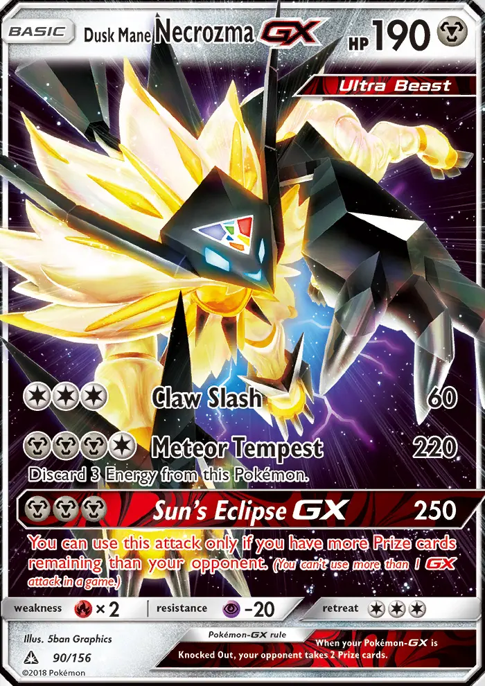 Dusk Mane Necrozma GX from sm5
