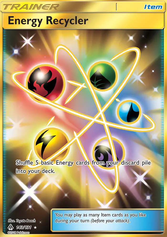 Energy Recycler Pokemon card from Forbidden Light