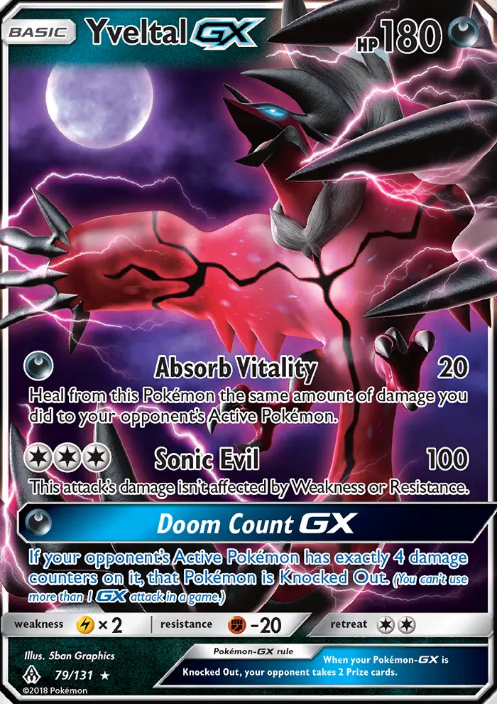 Yveltal GX from sm6