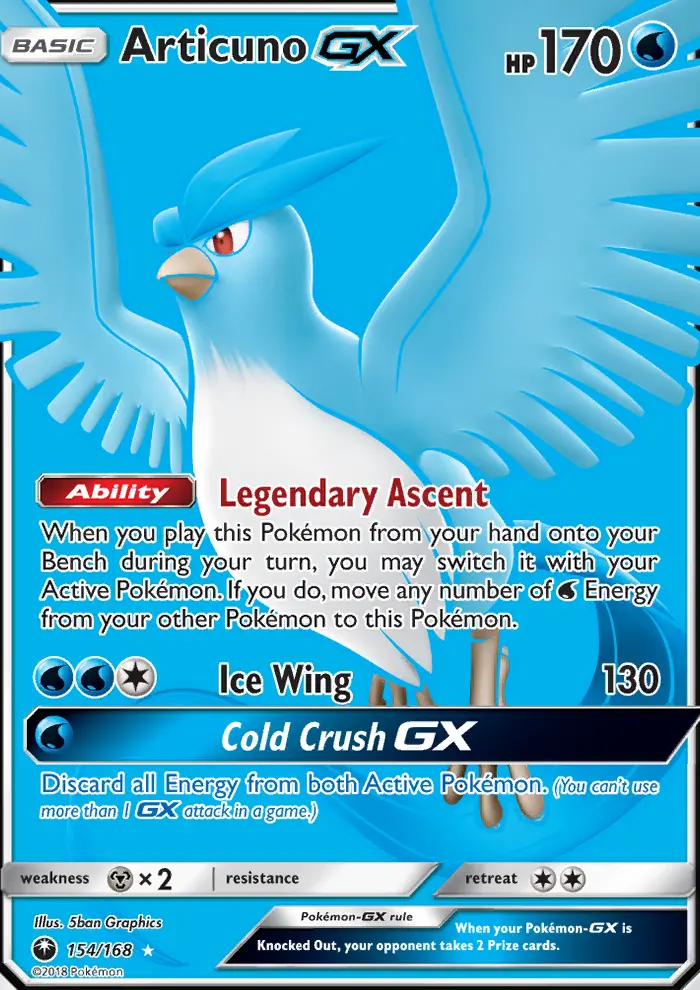 Articuno GX from sm7