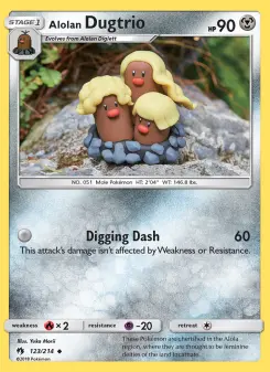 Alolan Dugtrio #123
