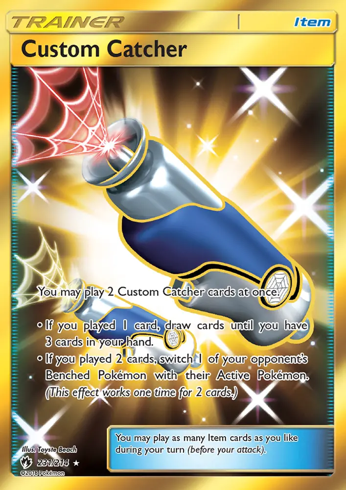 Custom Catcher Pokemon card from Lost Thunder