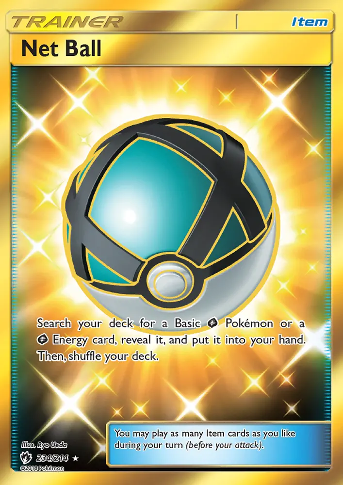 Net Ball Pokemon card from Lost Thunder