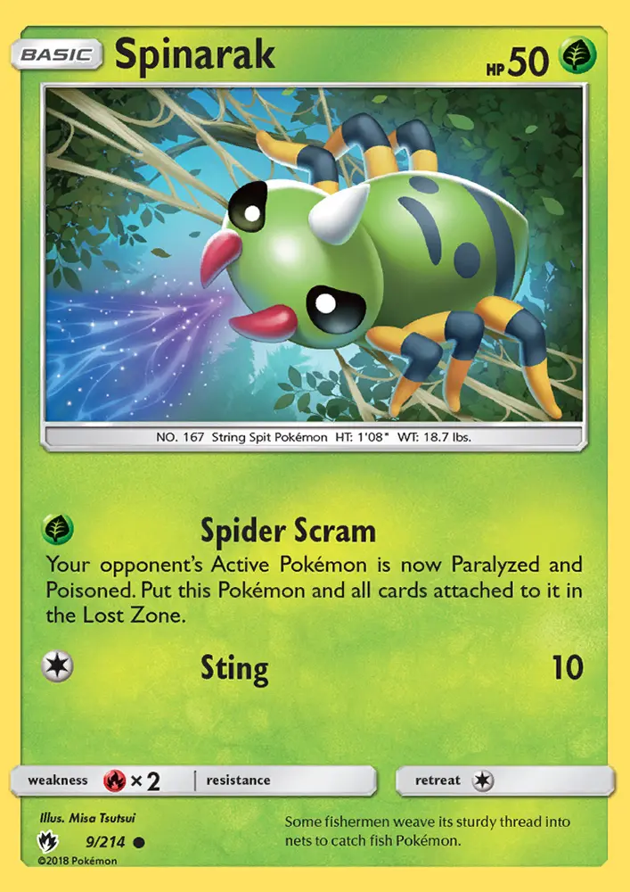 Spinarak from sm8