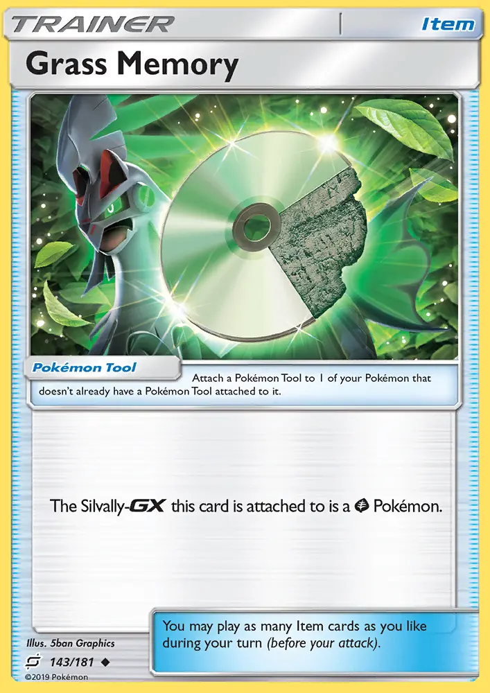 Grass Memory Pokemon card from Team Up