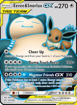 Eevee & Snorlax GX #171