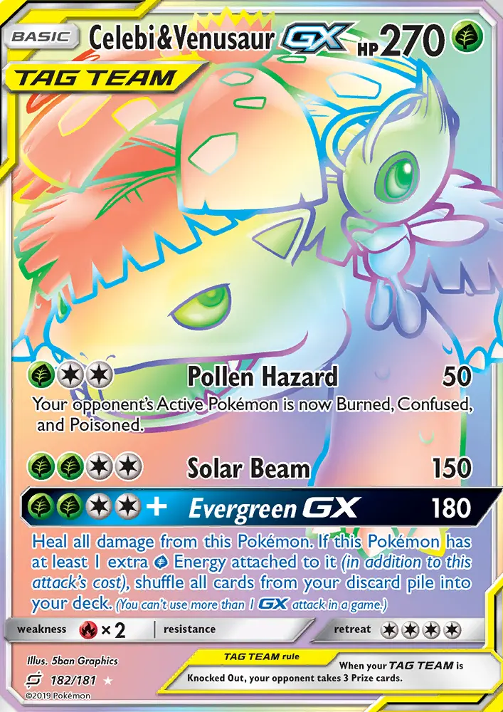 Celebi & Venusaur GX from sm9