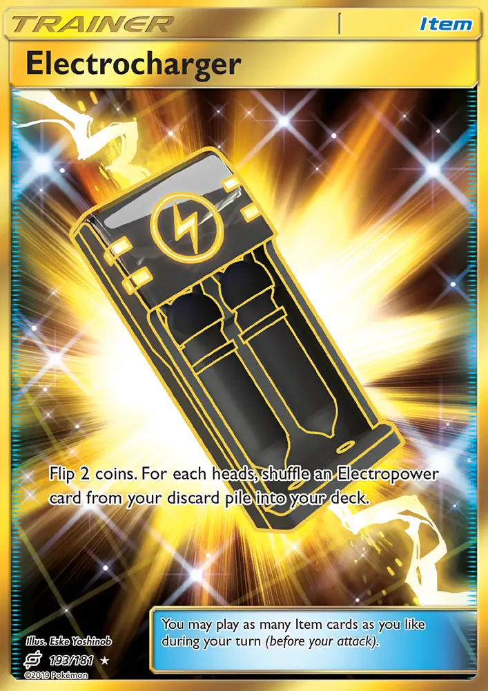 Electrocharger Pokemon card from Team Up