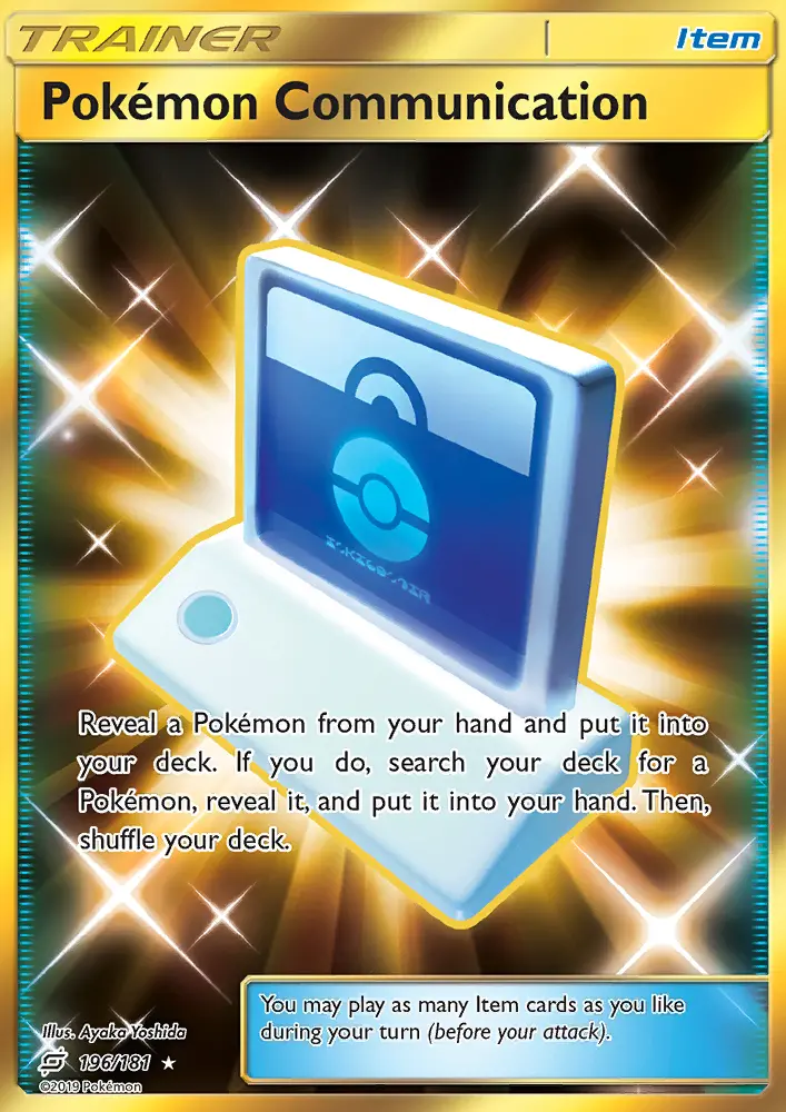 Pokémon Communication Pokemon card from Team Up