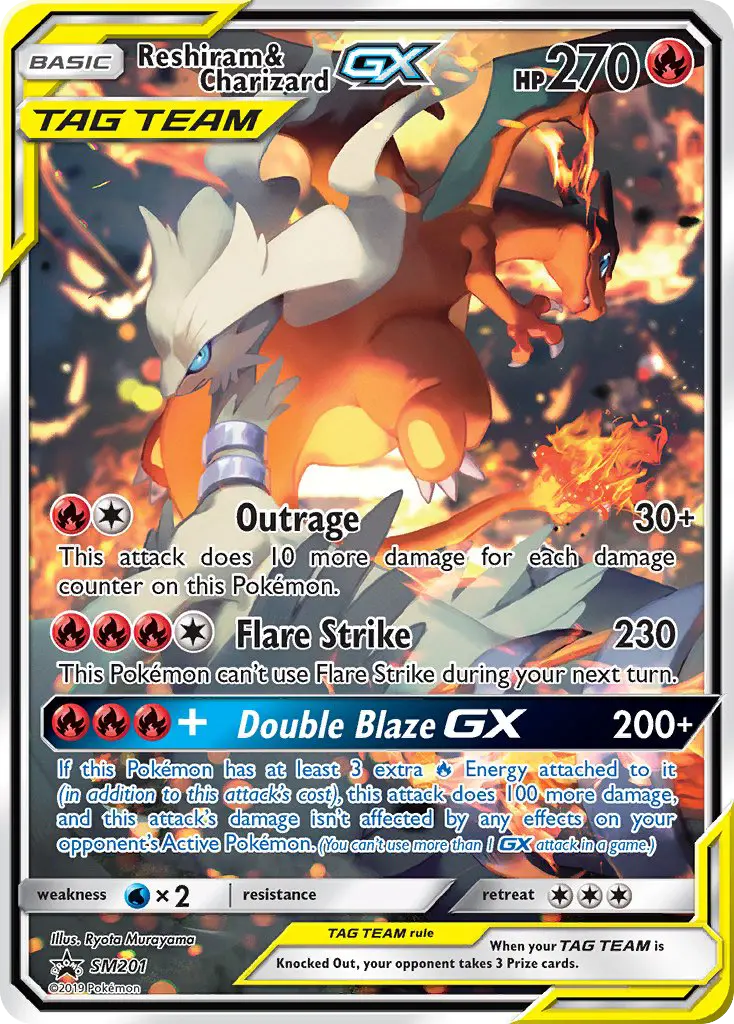 Reshiram & Charizard GX from smp