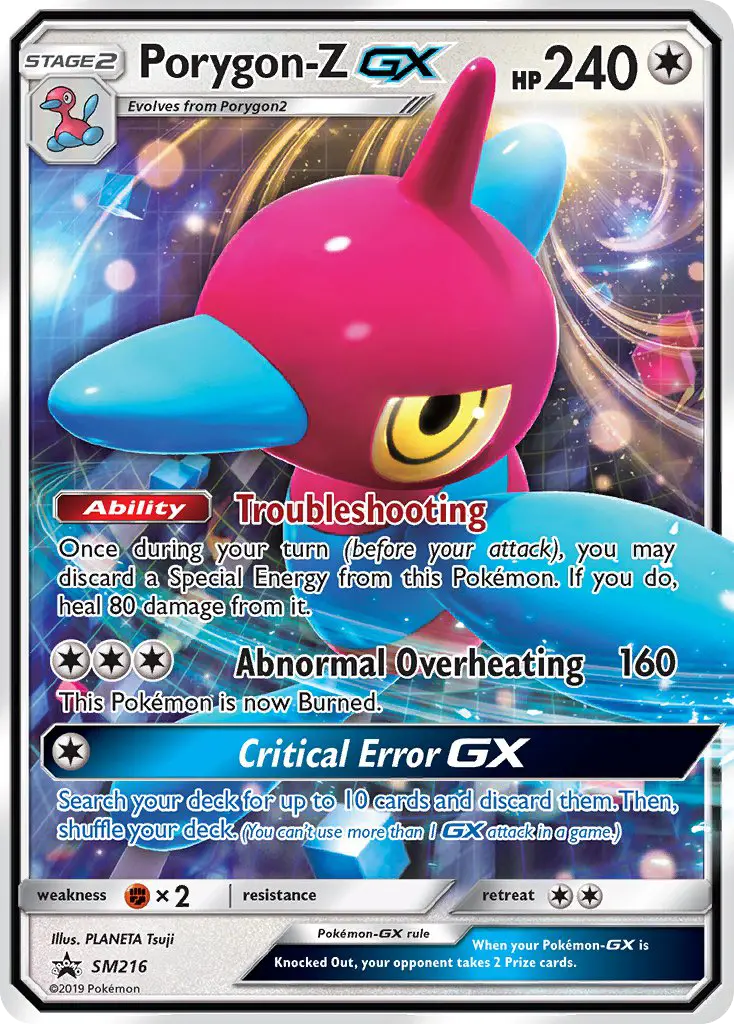 Porygon-Z GX Pokemon card from SM Black Star Promos