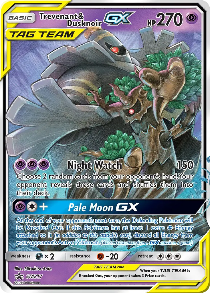 Trevenant & Dusknoir GX from smp