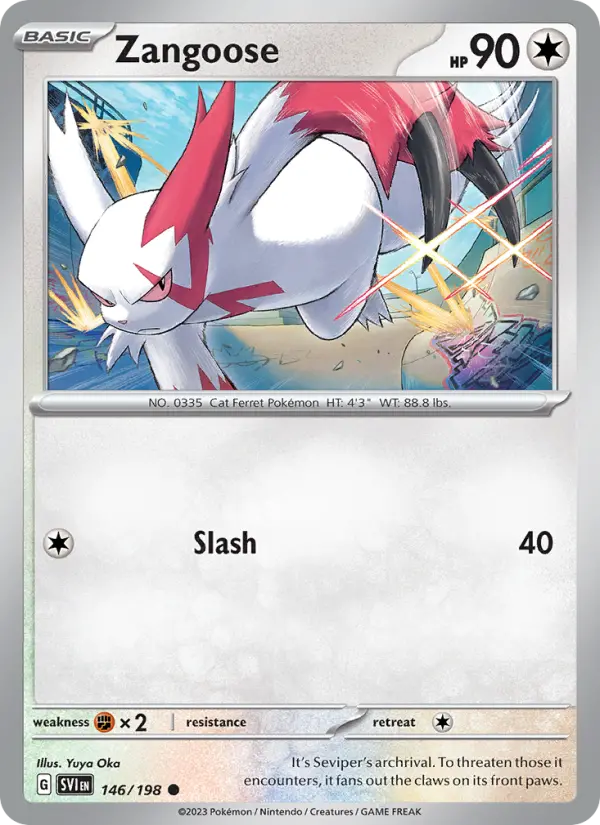 Zangoose from sv01