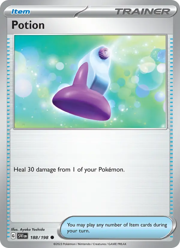 Potion Pokemon card from Scarlet & Violet