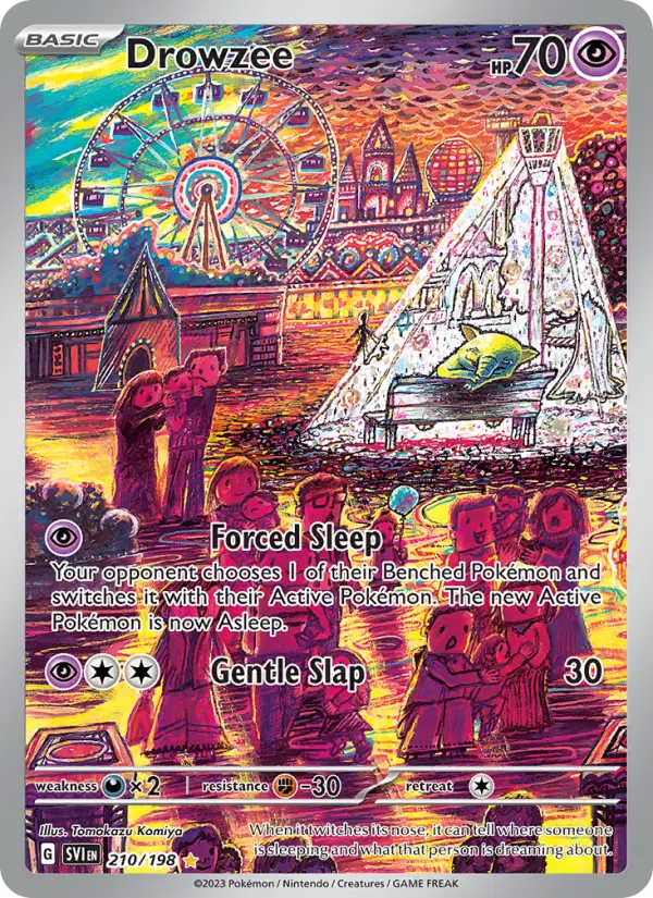 Drowzee Pokemon card from Scarlet & Violet