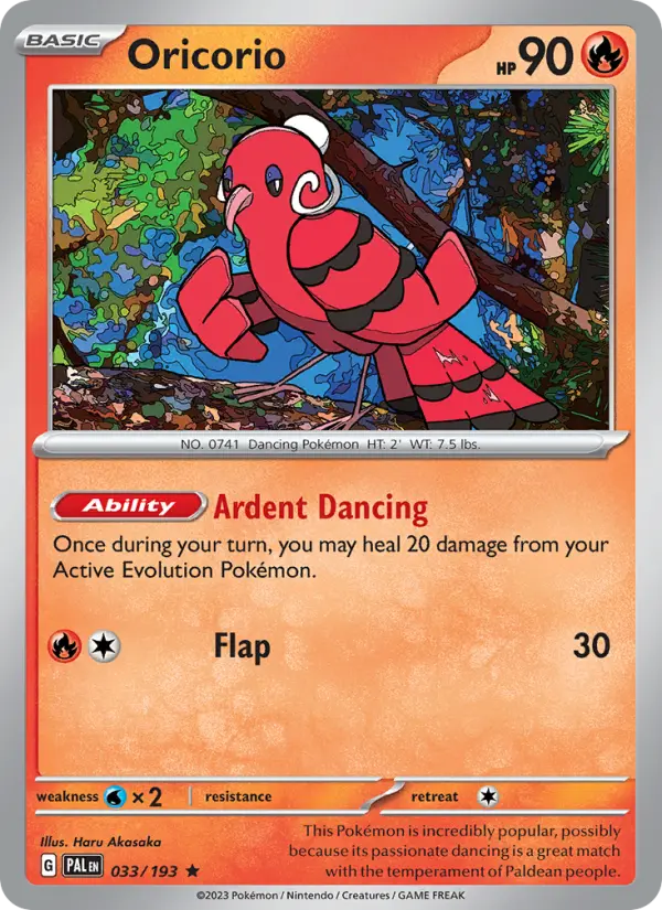 Oricorio from sv02