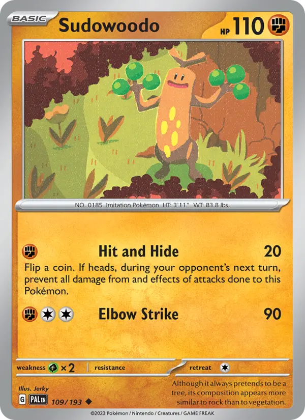 Sudowoodo from sv02