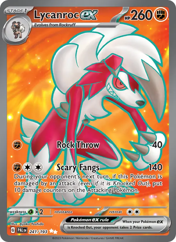 Lycanroc ex from sv02