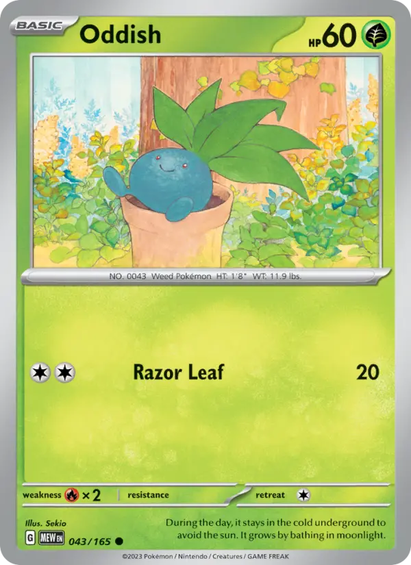 Oddish from sv03.5
