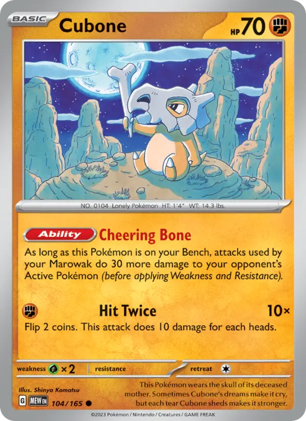 Cubone from sv03.5
