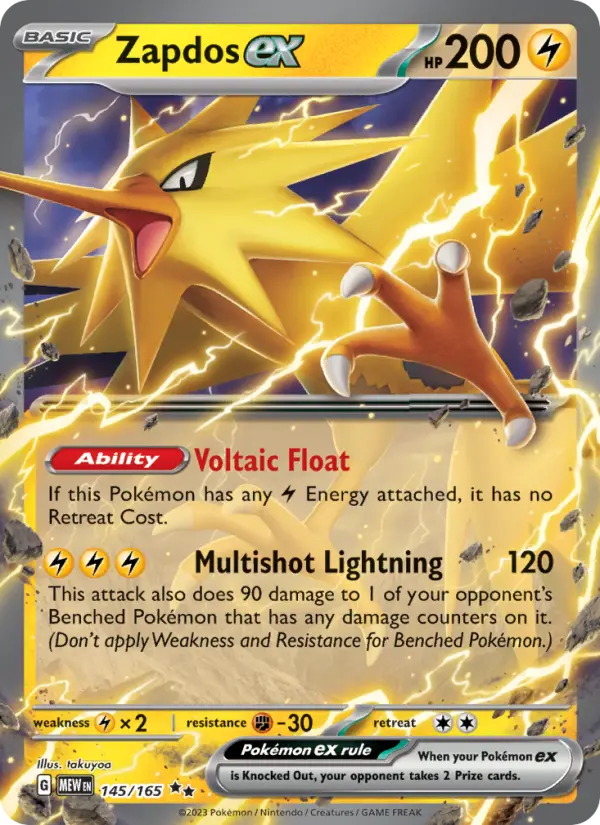 Zapdos ex from sv03.5
