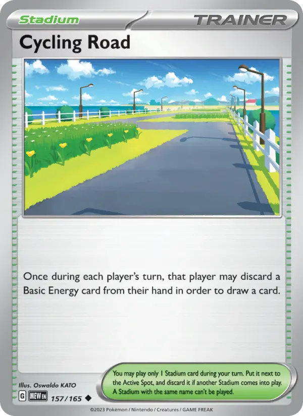 Cycling Road Pokemon card from 151