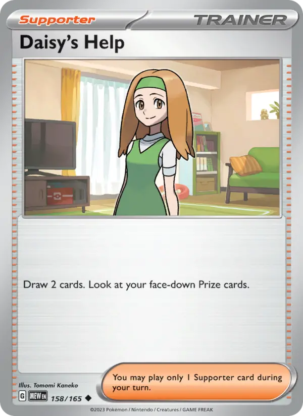 Daisy's Help Pokemon card from 151