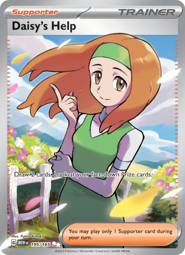 Daisy's Help Pokemon card from 151