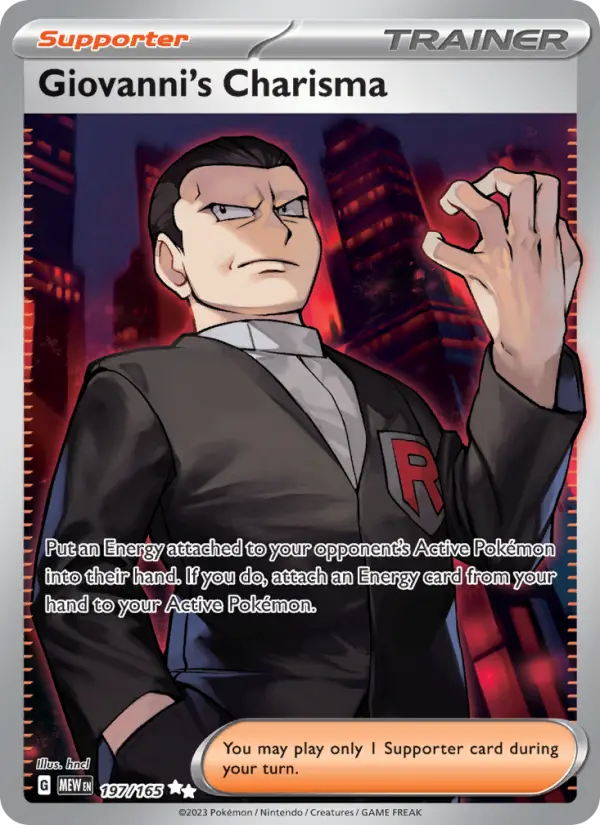 Giovanni's Charisma from sv03.5