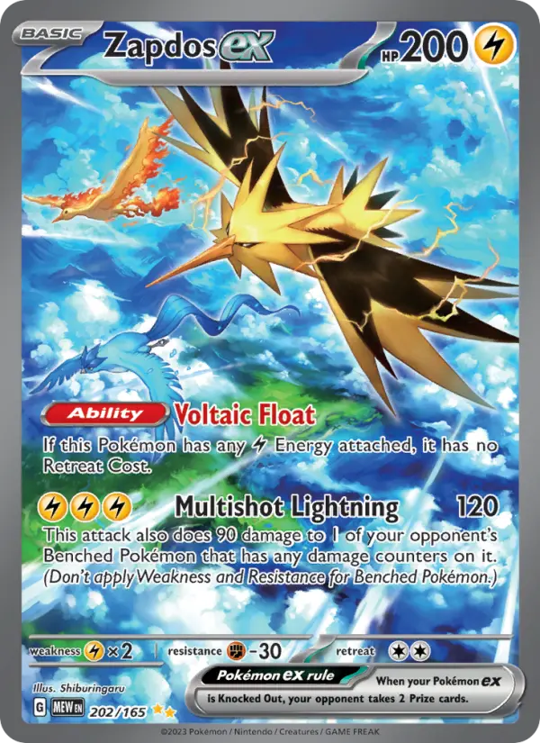 Zapdos ex from sv03.5