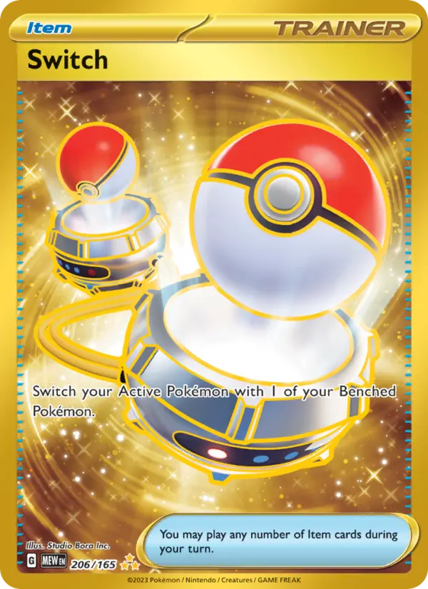 Switch Pokemon card from 151