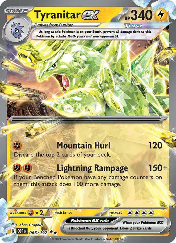 Tyranitar ex from sv03
