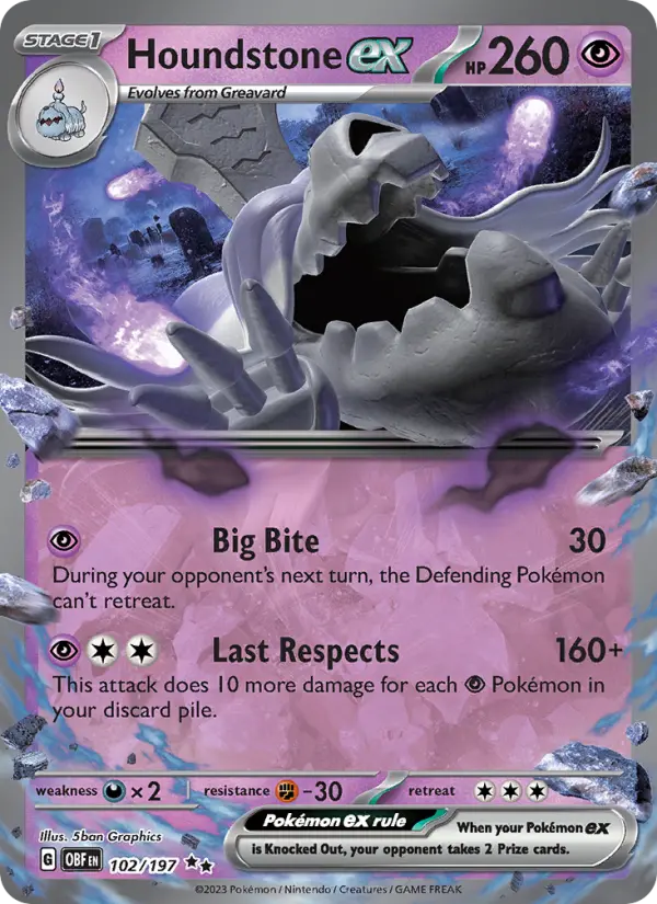 Houndstone ex from sv03