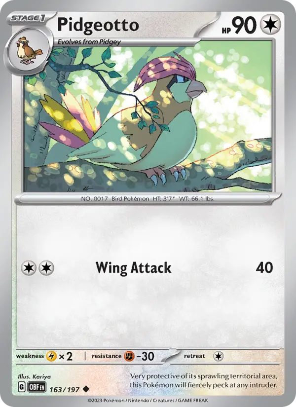 Pidgeotto from sv03