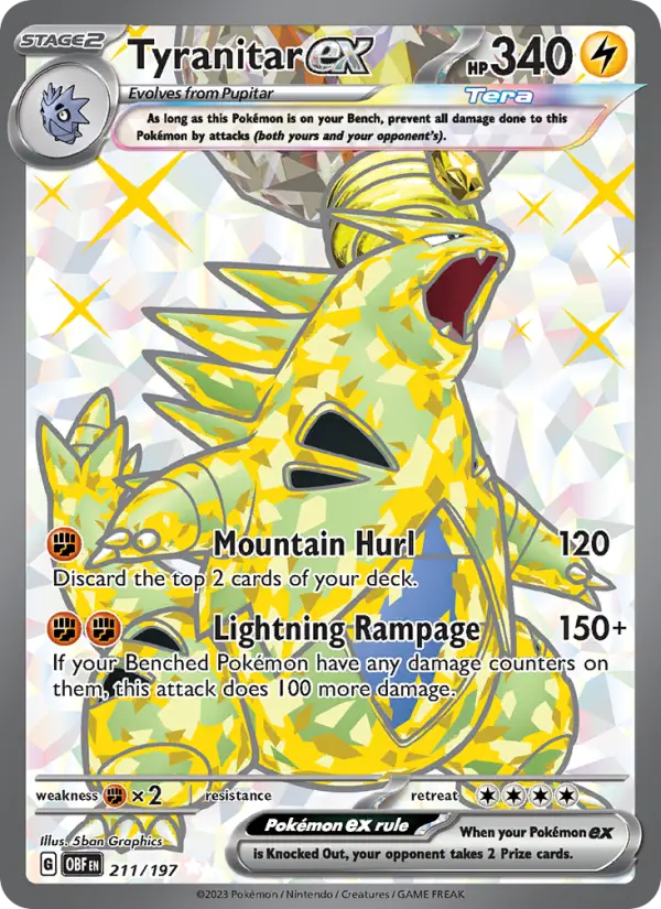 Tyranitar ex from sv03