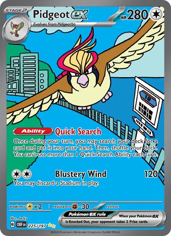 Pidgeot ex from sv03
