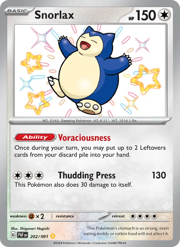 Snorlax from sv04.5