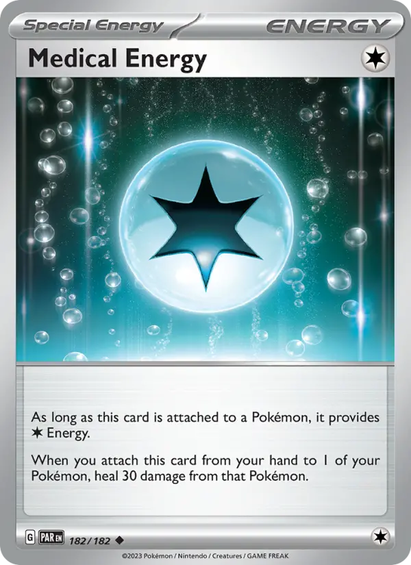 Medical Energy Pokemon card from Paradox Rift