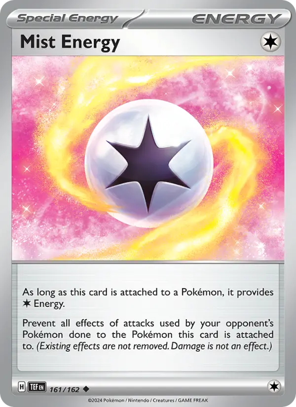 Mist Energy Pokemon card from Temporal Forces