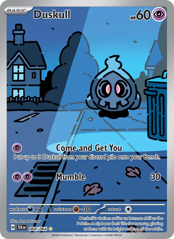 Duskull Pokemon card from Shrouded Fable