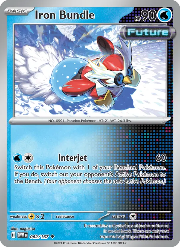 Iron Bundle Pokemon card from Twilight Masquerade