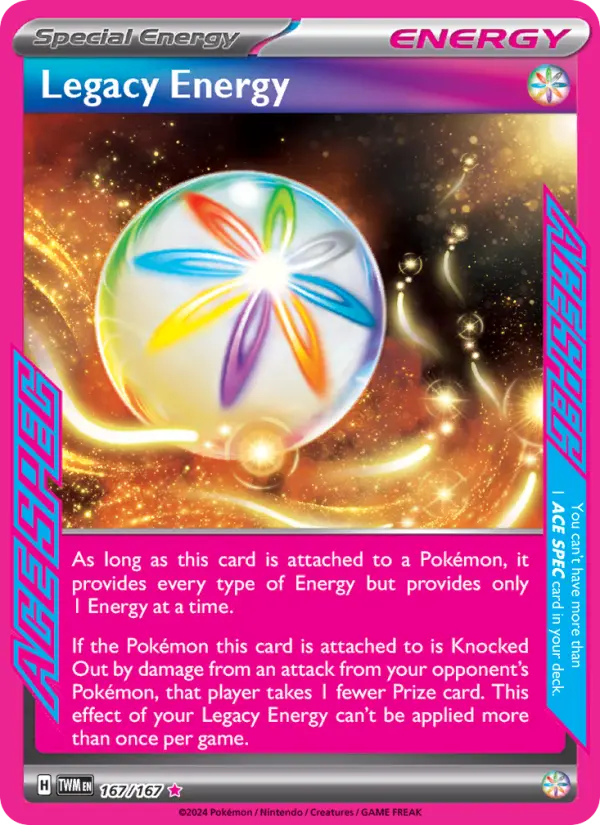 Legacy Energy Pokemon card from Twilight Masquerade