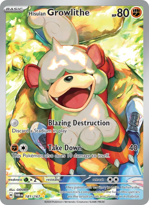 Hisuian Growlithe from sv06