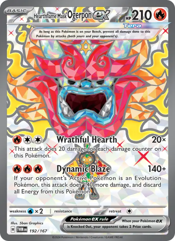 Hearthflame Mask Ogerpon ex — Hearthflame Mask Ogerpon Ex
