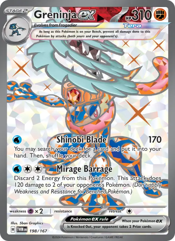 Greninja ex from sv06