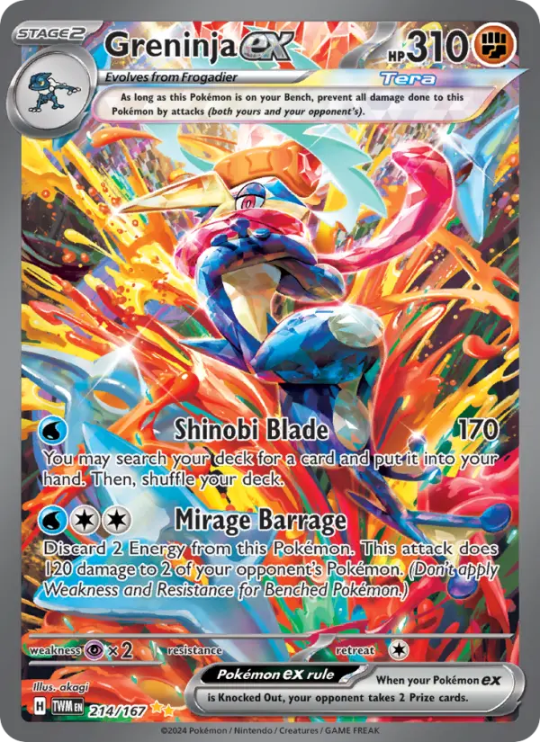 Greninja ex from sv06