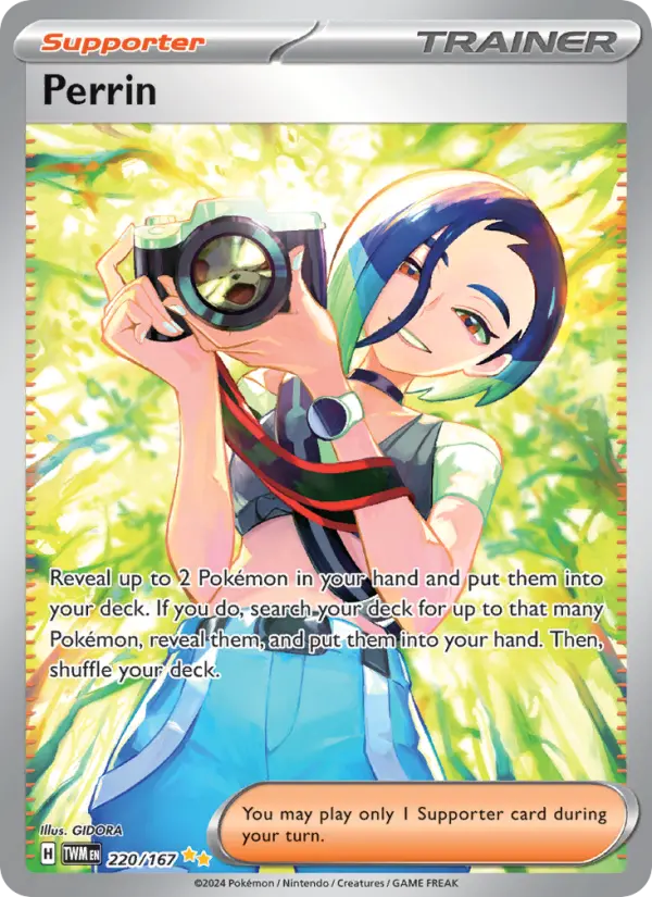 Perrin Pokemon card from Twilight Masquerade