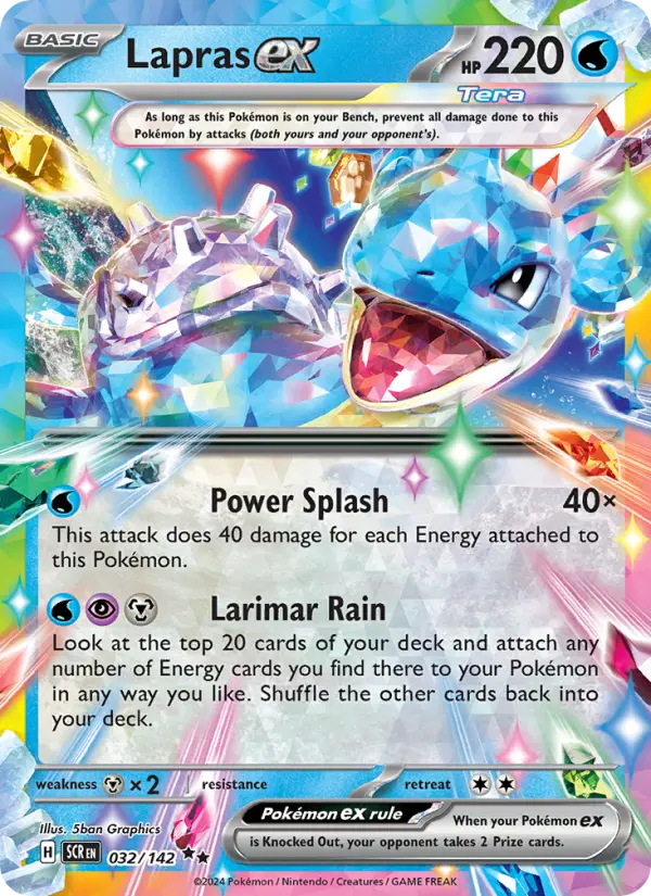 Lapras ex from sv07