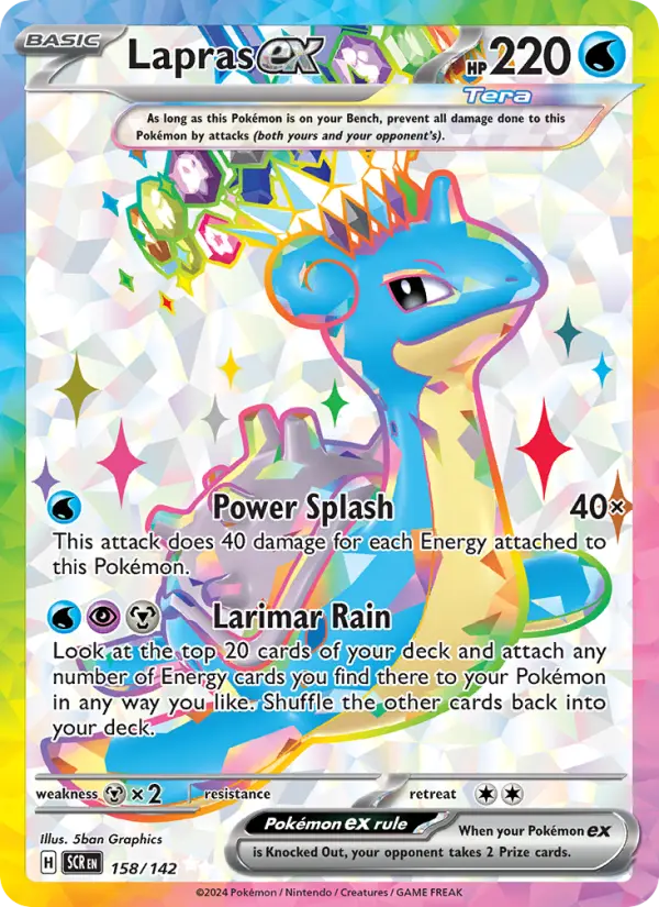 Lapras ex from sv07